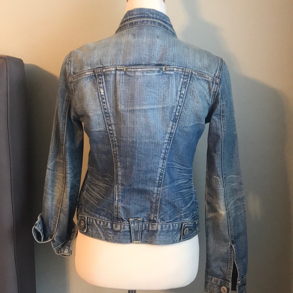Distressed Denim Jacket - Picture 2 of 3